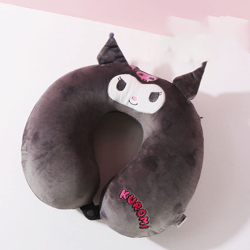 MINISO ネックピロー ピンク・グレー Amazon｜クロミ シナモロール ネックピローU型まくら おしゃれ
