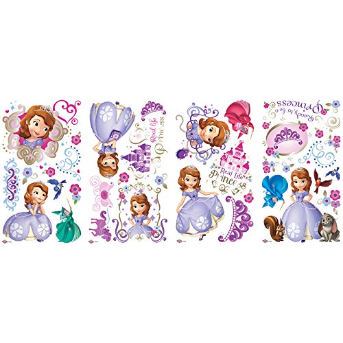 Disney Sofia The First Peel and Stick Wall Decals by RoomMates, RMK2294SCS
