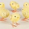 Factory Direct Craft Pack of 6 Baby Chicks for Easter and Spring Decorations 2" Wide x 1-1/2" high #4