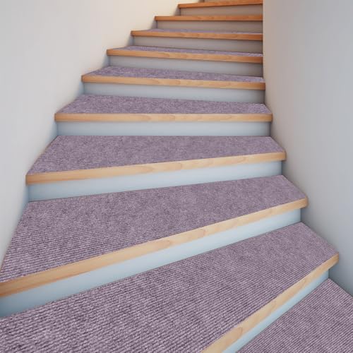 Alfombrillas de escalera con base de TPE para escalones de madera y mármol 2