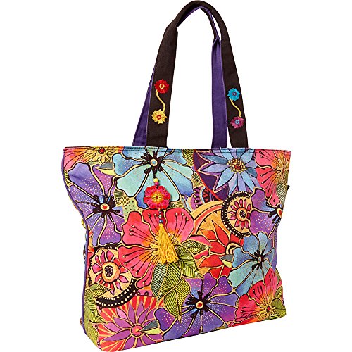 Laurel Burch Floral Shoulder Tote miniatura 2