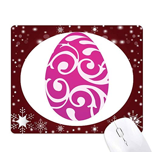 Tapis de souris violet oeufs de pâques pour éviter les reflets et glissades