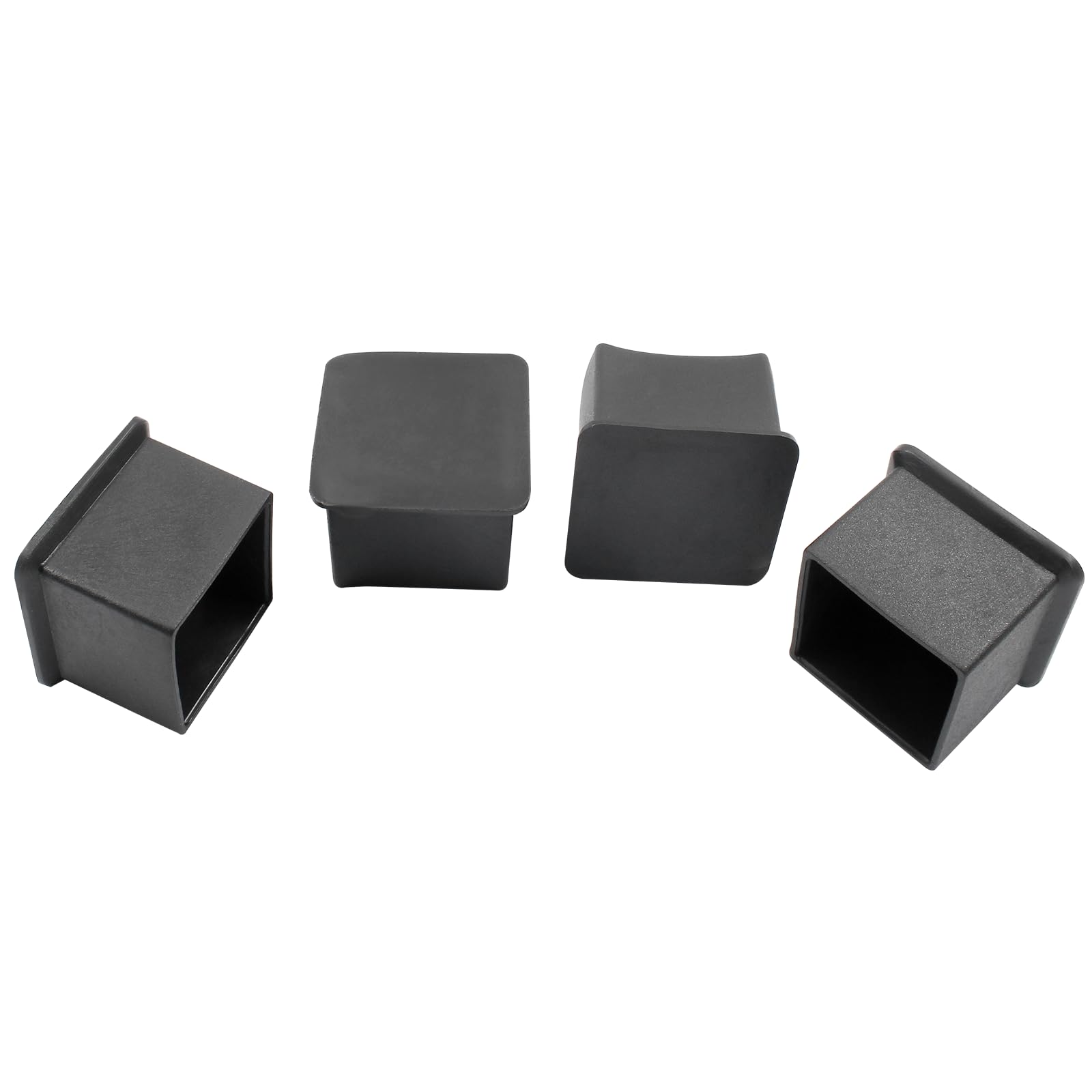 Uxcell 8pc 20x30mm Rubber Foot Cap Protectors – Black, Fits Chair & Table Legs, EAN 0609876576307