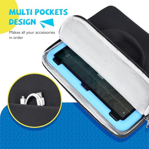 Image of 9-11 Inch Tablet Sleeve Carrying Case for Amazon Fire Max 11 /10.1 inch Fire HD 10 Plus Kids Pro, iPad Pro M5 M4 /Air M4 M3 M2 11 inch 2026 / iPad A16 11 inch /Samsung Galaxy S9 S8 A9+ A8 Protective Bag, Black