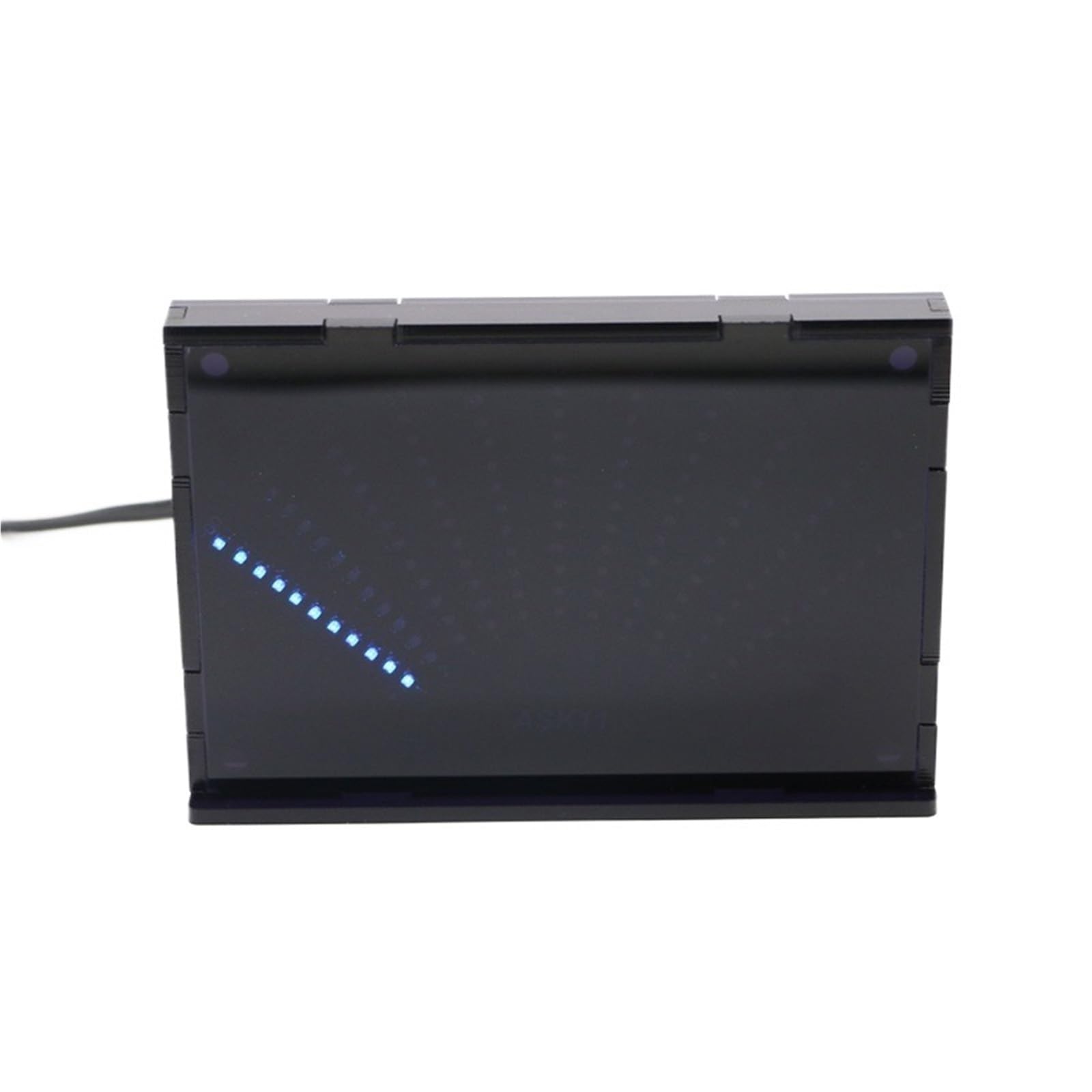1 szt. ASK11 LED Music Audio Spectrum Display VU Meter Fan Shaped Pointer Level Indicating Amplifier with Case