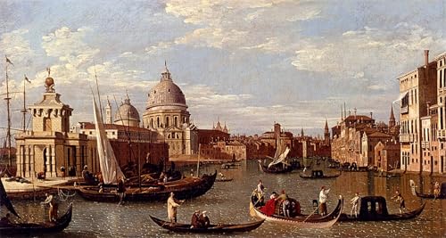 Impresión Póster de Graffiti Santa Maria della Salute en Lienzo de Gran Formato 60x90cm