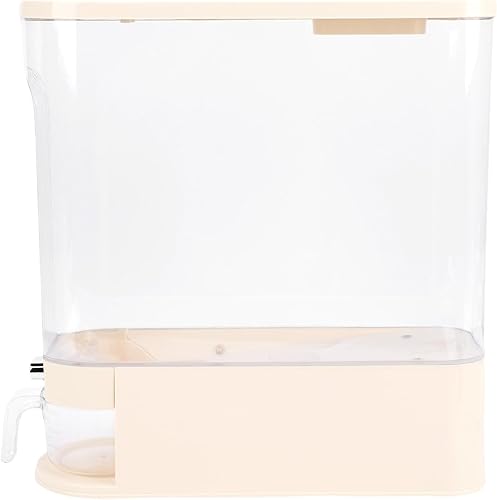 Miniatura 3 de Dispensador de arroz resistente a prueba de desgaste, almacenamiento de alimentos secos con taza, PP sellado delgado, ideal para despensa y