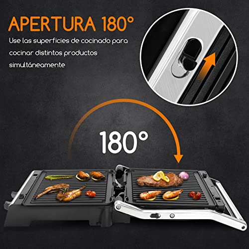 Plancha Grill Aigostar Max 30 HIX - Grill, parrilla, panini, sándwich