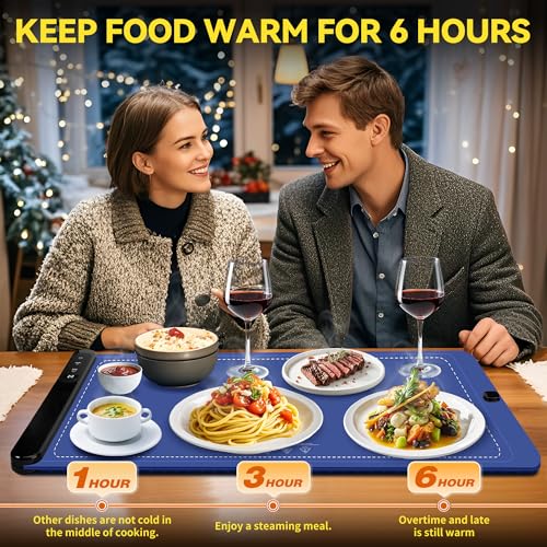 Portable Food Warming Mat with 6 Temp Settings - $12.99 - Image 5