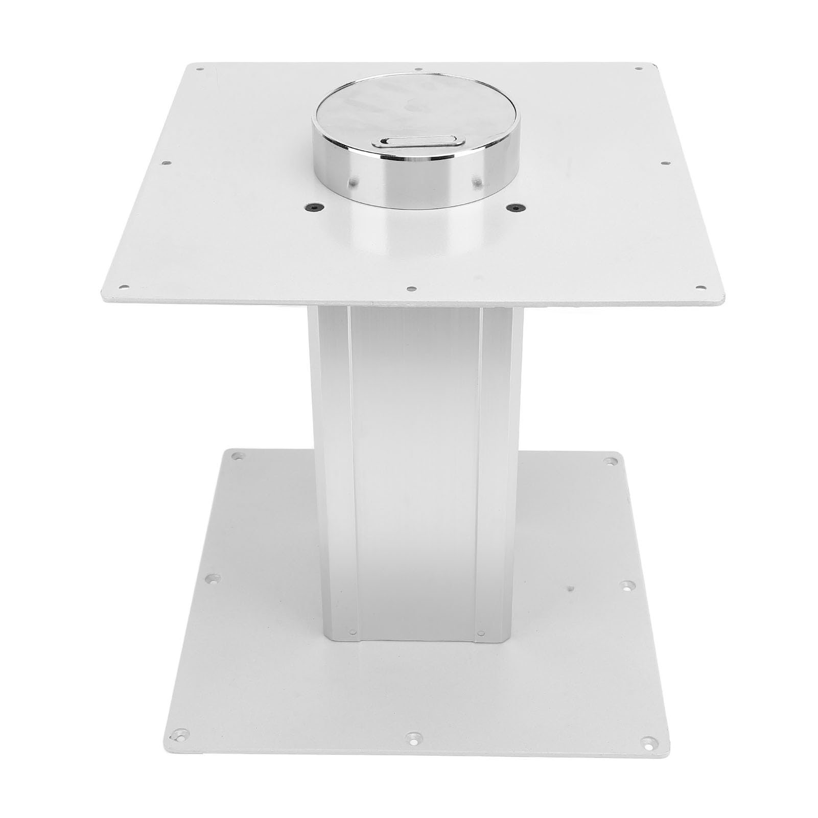 Akozon [Pata de Mesa para RV Pata de Mesa Elevadora de Aleación de Aluminio con Manivela Manual Ajustable de Alta Resistencia para Yates y Barcos