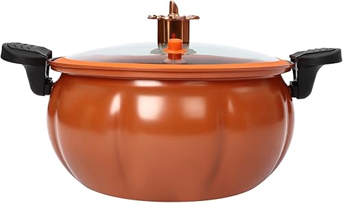 Olla a presión micro antiadherente, olla de micropresión de calabaza de gran capacidad de 8 L, ollas a presión fáciles de limpiar para cocinar a gas