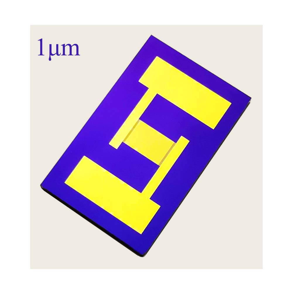 10 Pieces/Pack 1μm Interdigitated Electrodes IDE Silicon Substrate Interdigital Capacitor Arrays High-Accuracy Microelectrode MEMS Biosensor Medical Chemical Sensor Chip (Type B)