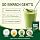 Grünes Superfood-Pulver, 200 g – Superfood Helfer Pflanzenmischung mit Spirulina, Gerstengras, Matcha und Heidelbeeren – mit frischem Orangenaroma, ballaststoffreich – ideal für Smoothies und Shakes - 3