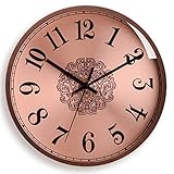2. [MUTE] - Il nostro orologio da parete ha un movimento preciso al quarzo garantisce un tempo preciso e la spazzata silenziosa della seconda mano garantisce un buon sonno e un ambiente di lavoro