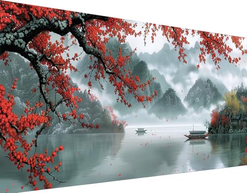 Peinture Diamant Arbre et nature sauvage en kit complet haut de gamme