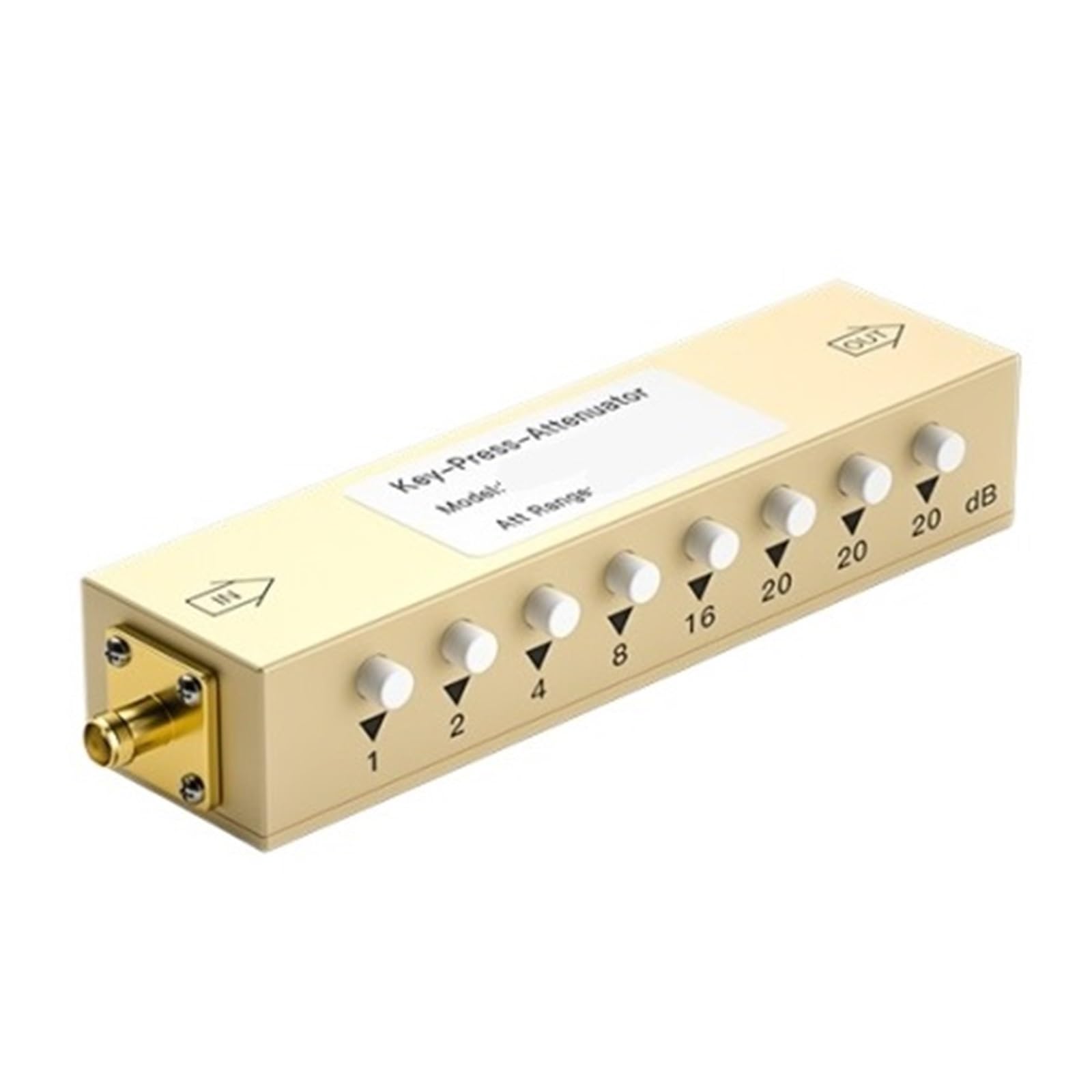 Attenuatore RF DC-3G N-KK 0-30DB 2W, 0-30DB 5W, 0-30DB 10W, 0-60DB 2W, 0-60DB 5W, 0-60DB 10W, 0-90DB 2W, 0-90DB 5W, 0-90DB 10W(0-30DB 10W)