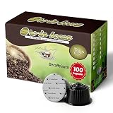 Oro in Bocca 100 Capsule Caffè Decaffeinato Compatibili con Nescafé Dolce Gusto, Caffè Espresso Decaffeinato 70% Arabica 30% Robusta, Gusto Morbido e Bilanciato, Aroma Dolce, Made in Italy (100, DEK)
