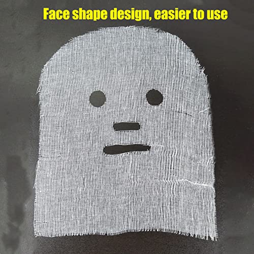 Mesh-Maske, DIY Weiches Gesicht Mesh 100 Stück für Schönheitssalons