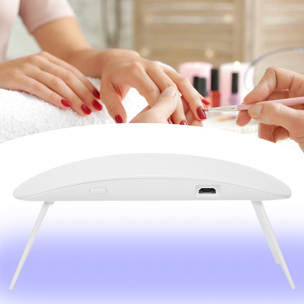 Lampada per Unghie, Asciuga Unghie, Lampada LED/asciuga Unghie, for Smalto Gel, for Manicure e Pedicure, Mini Strumento Manicure ad Asciugatura Rapida, 6W