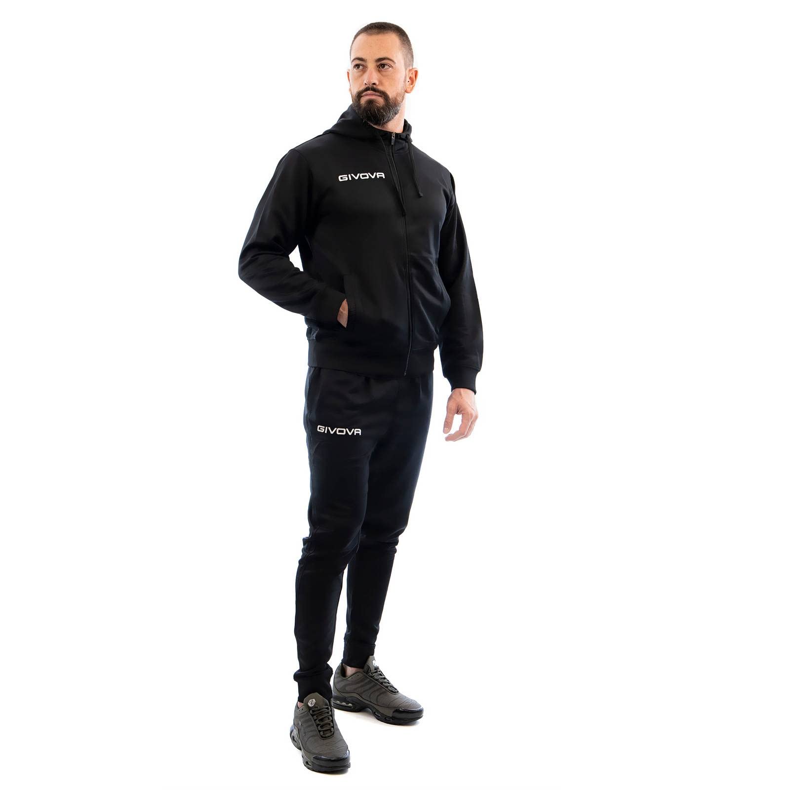 Givova Unisex King 4 Season Passen, Schwarz/Schwarz, 2XL