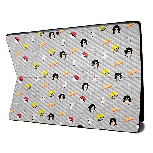 Image of MightySkins Carbon Fiber Skin for Microsoft Surface Pro X - Anytime Fan | Textured Carbon Fiber Finish | Easy to Apply, Remove, and Change Styles | Made in The USA
