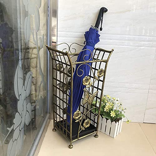 Porte-parapluie rétro en fer pour cannes et bâtons de marche