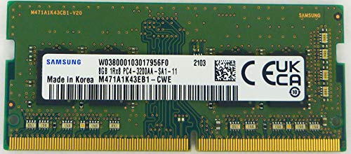 Memoria Ram Ddr4 Módulo de memoria RAM para portátil DDR4 de 8 GB, 3200 MHz, PC4-25600, 1,2 V, 1 Rx8, 260 pines, SODIMM, M471A1K43EB1-CWE