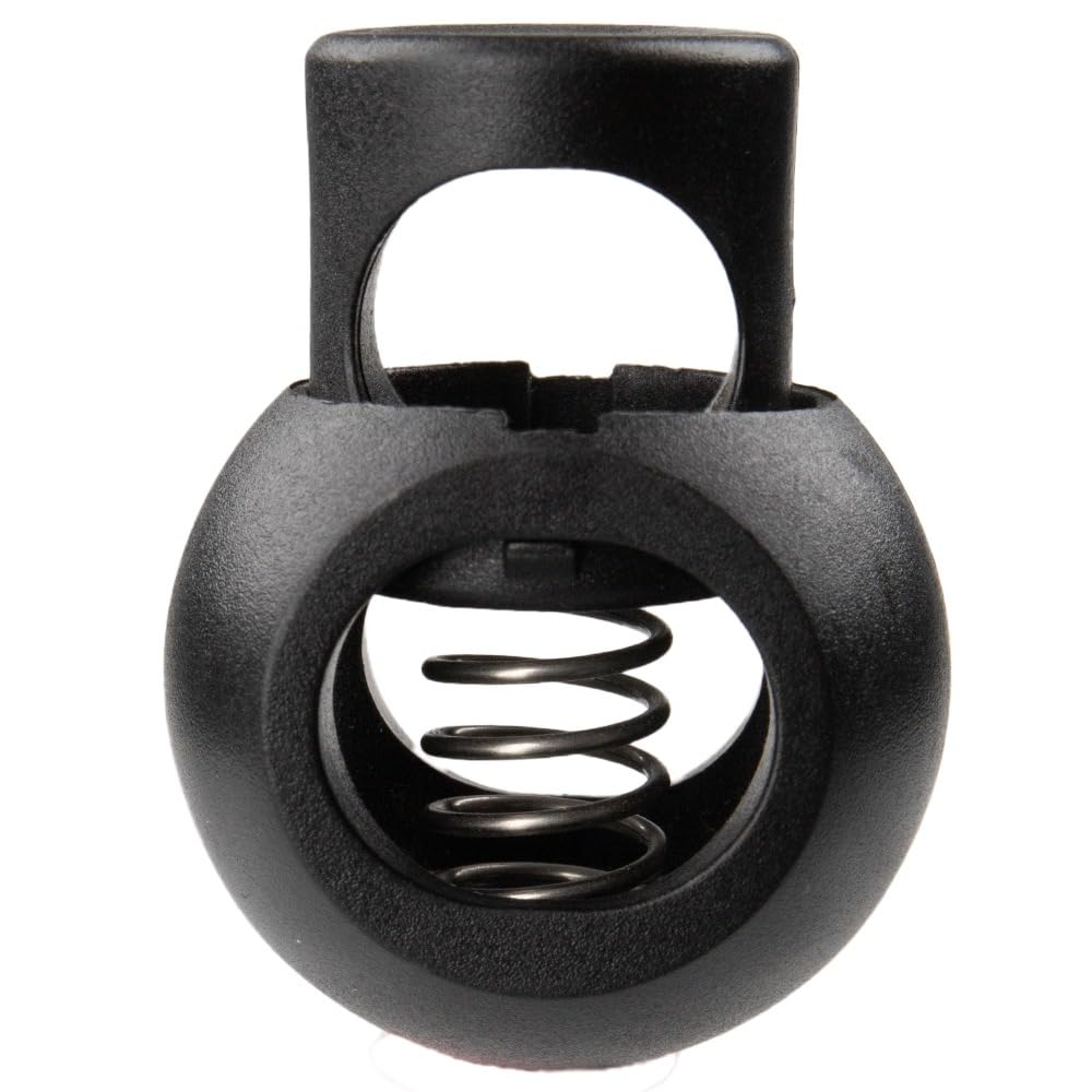 Paracord Planet Extra Large Spring-Loaded Plastic Cord Locks – Fits Up to 5/8 Bungee Cord, Utility Ropes, & Crafting Cords