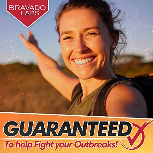 Bravado Labs Premium Hrp Supplement - Outbreak Support With Super Lysine - Immune Support Supplement For Adults (120 Capsules) #TOP5