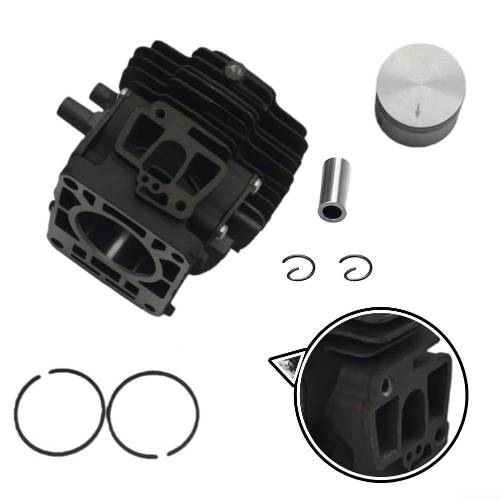 Cilindro de cortacésped y para montaje de pistón de 40 mm compatible con FS240 FS240R FS360C FS361 Kit de repuesto incluye anillos de pasador para mantenimiento de patio de jardín