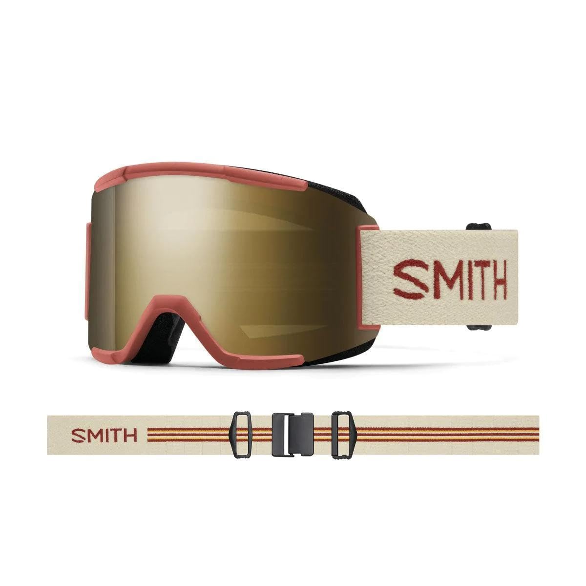 Smith OpticsSQUAD Ski- Snowboardbrille TERRA SLASH - ChromaPOP Sun Black Gold Mirror NEU