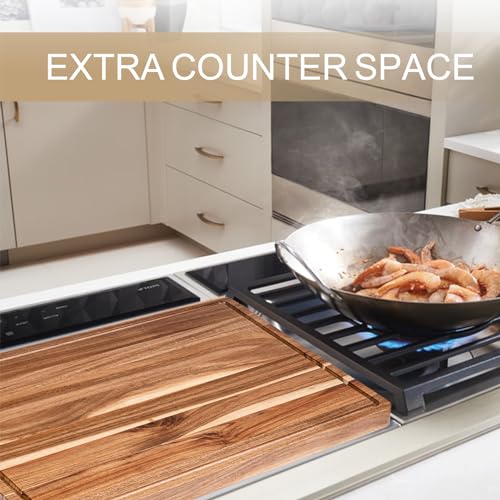 Tabla de cortar rectangular de 24 pulgadas en madera de acacia miniatura 5