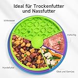 Anti Schling Napf Hund 3 Stufen - Slow Feeder gegen Schlingen & Blähungen, Rutschfester Interaktiver Hundefutterspender, Mittlere & Große Hunde, Hunde Puzzle Feeder(BPA-frei)