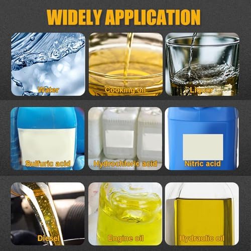 ALLSTEEL Industrial Cordless Oil Pump - 1000W Brushless Motor, 7M Lift, Adjustable Flow 10-130L/min, Leak-Proof, Complete Kit with Hose, Tube, Battery & Charger for Efficient Oil Transfer