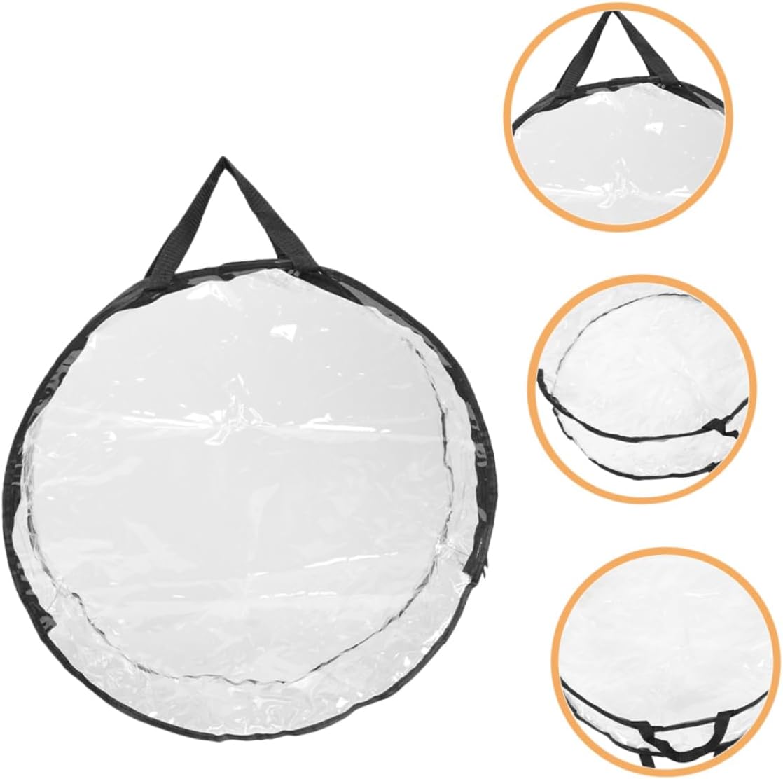 PRETYZOOM Christmas Wreath Storage Bag Capacity Packing Bag for Xmas Decorations Visible Design to Holiday Wreaths Damage and