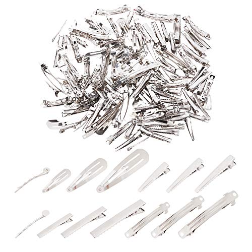 6 Pcs Feragli Per Capelli, Plastica Anatra Bill Clip, Alligatore