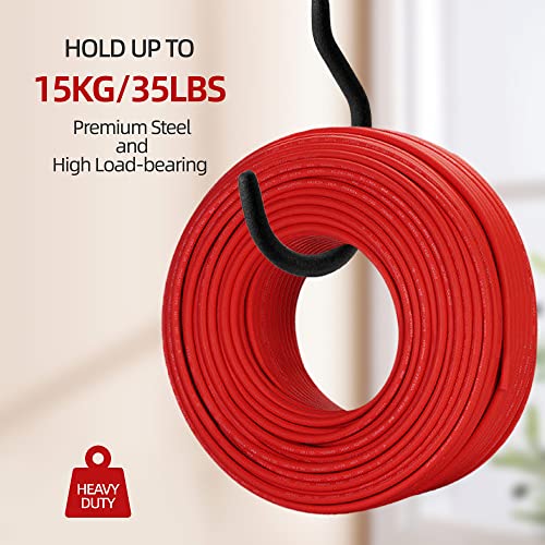 Mhho-Wg 10 Pack Bike Hook Storage Bike Rack, Heavy Duty Large Screw In Ceiling Hooks For Garage Wall Bicycle Storage, Bike Racks,Utility Hanger Use For Tools And Garden Hose Cords #TOP2