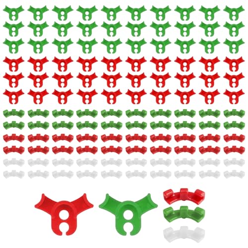 GWAWG 120PCS Plant Training Clips,Lst Clips for Low Stress Training Plant Stem Support,90 Degree Angle Plant Clips,Plant Bender, Lst Plant Training Clips for Plant Gardening Flower Vine Branches