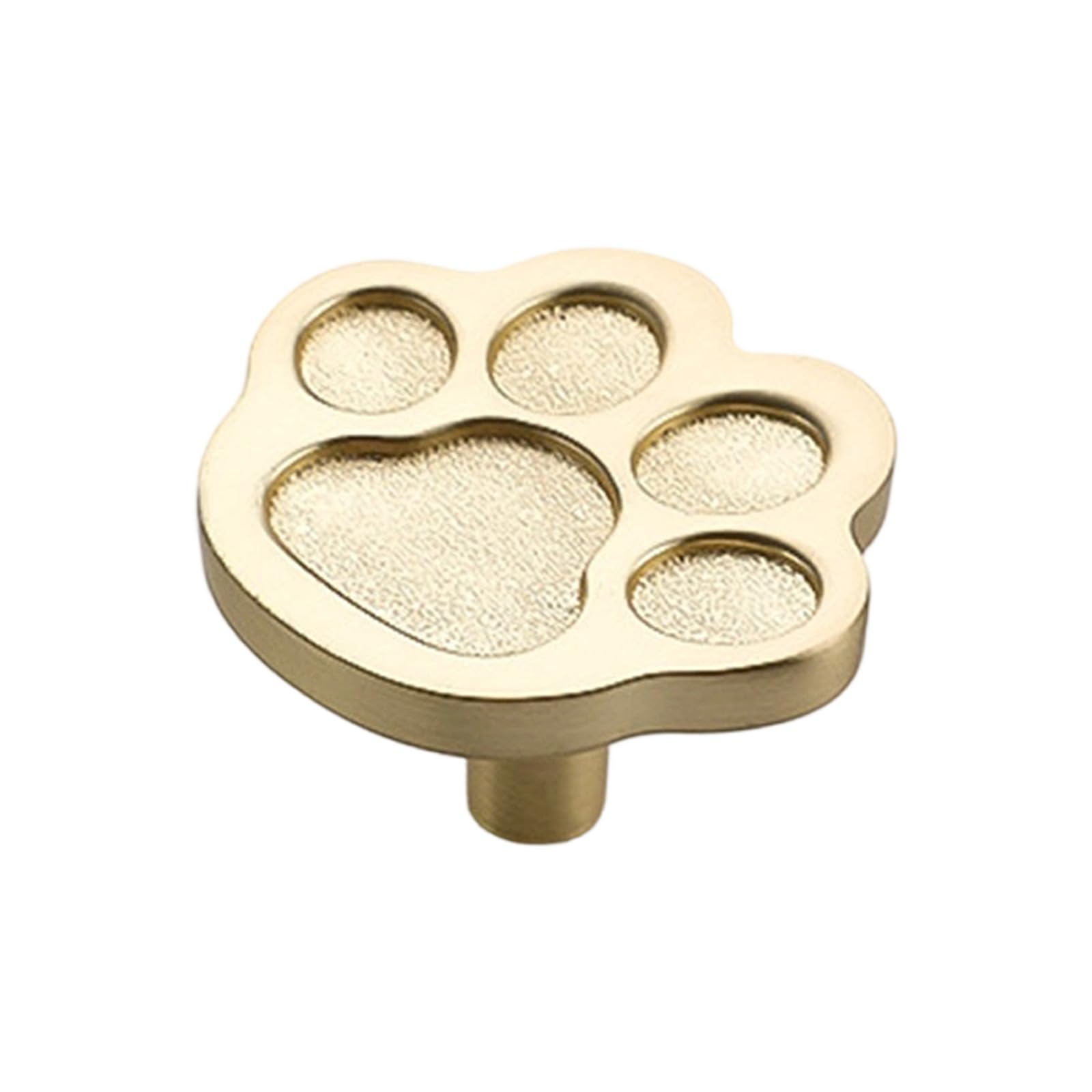 Tsophreniq Bearclaw Gold Single Decorative Knob For Playroom Furniture, Animal Cabinet Pull With Threaded Post For Drawers Wardrobes And Desks Decorative Furniture Hardware Playroom Knob Wardrobe Door Pull Dresser Hardware