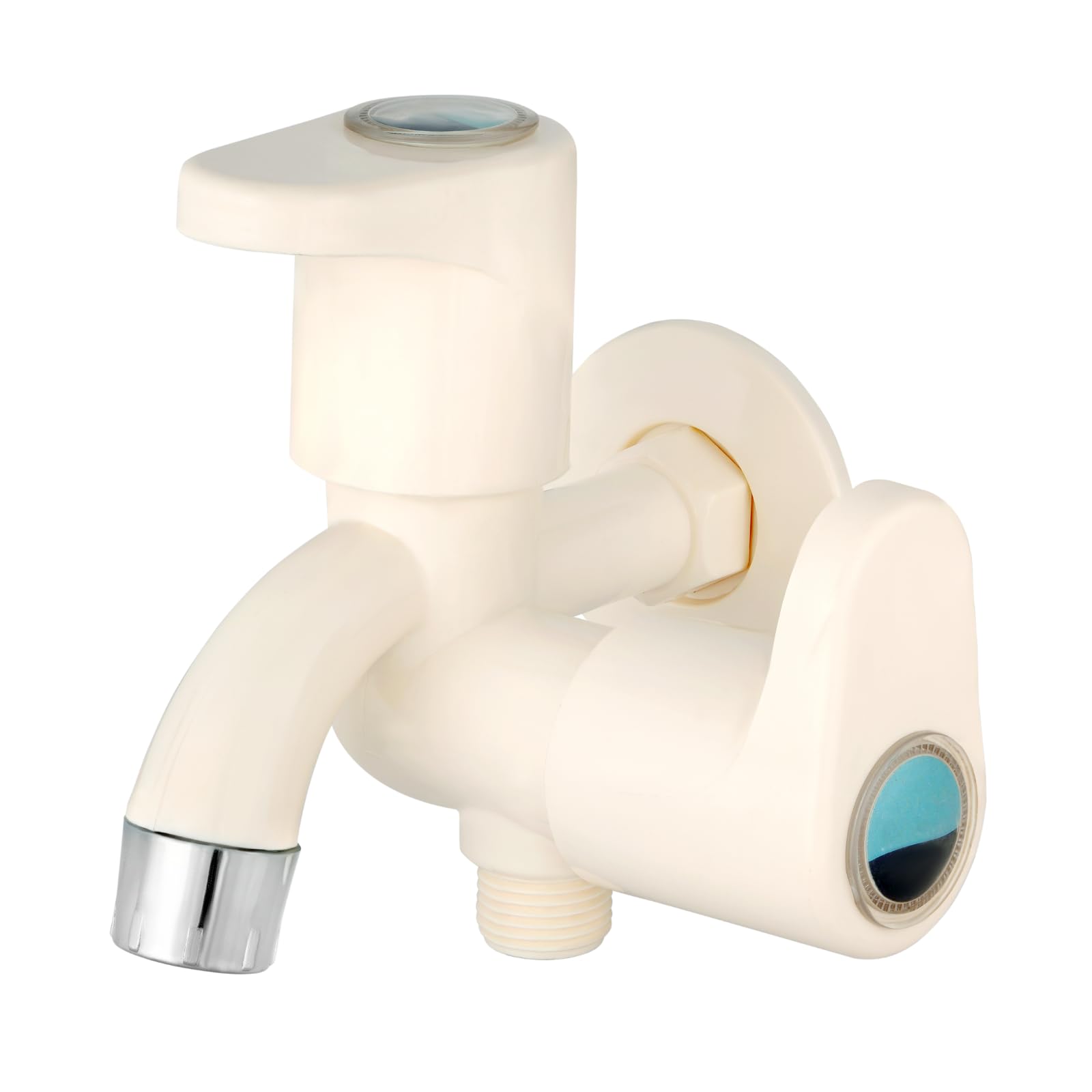 NEW WARE 2-in-1 Bib Cock Tap with Wall Flange - Versatile Tap/Faucet for Multiple Applications (B0CPJG6S36) Amazon Price History, Amazon Price Tracker