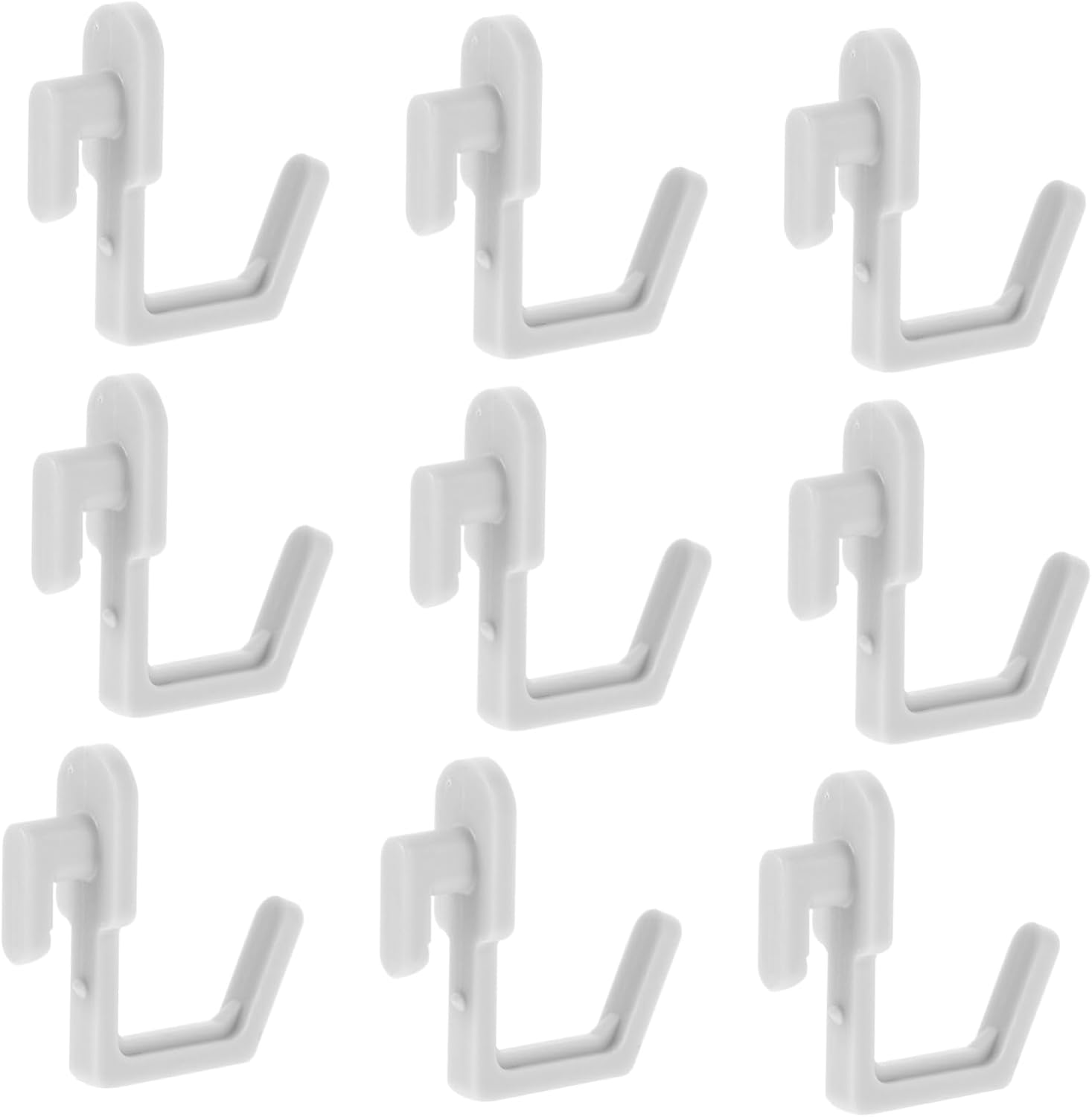 20pcs Utility Pegboard Hooks for Garage and Home Organization Easy to Install Hangers for Kitchen Bathroom and Workbench Storage