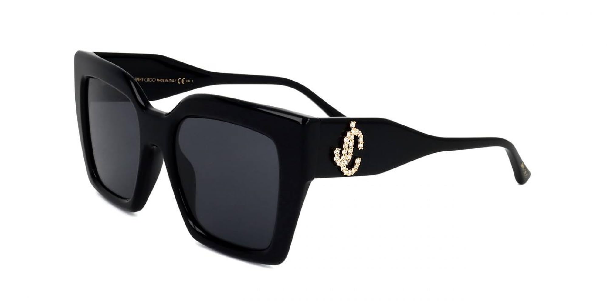 Jimmy Choo Women's Nero Eleni-G-S Celluloid Occhiali Sole