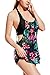 Dolamen Mujer Trajes De Baño con Falda, 2018 Nuevo Dos Piezas Floral...