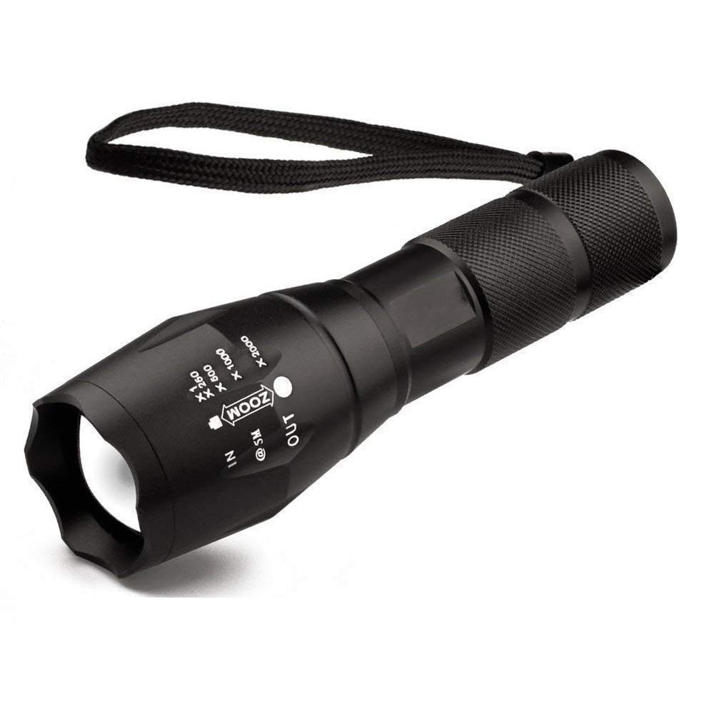 Rangwell NX Rechargeable Professional LED Flashlight 5 Mode Zoomable and 3 Modes of Flashing Torch Light (Black) (B08YN5Z6X2) Amazon Price History, Amazon Price Tracker