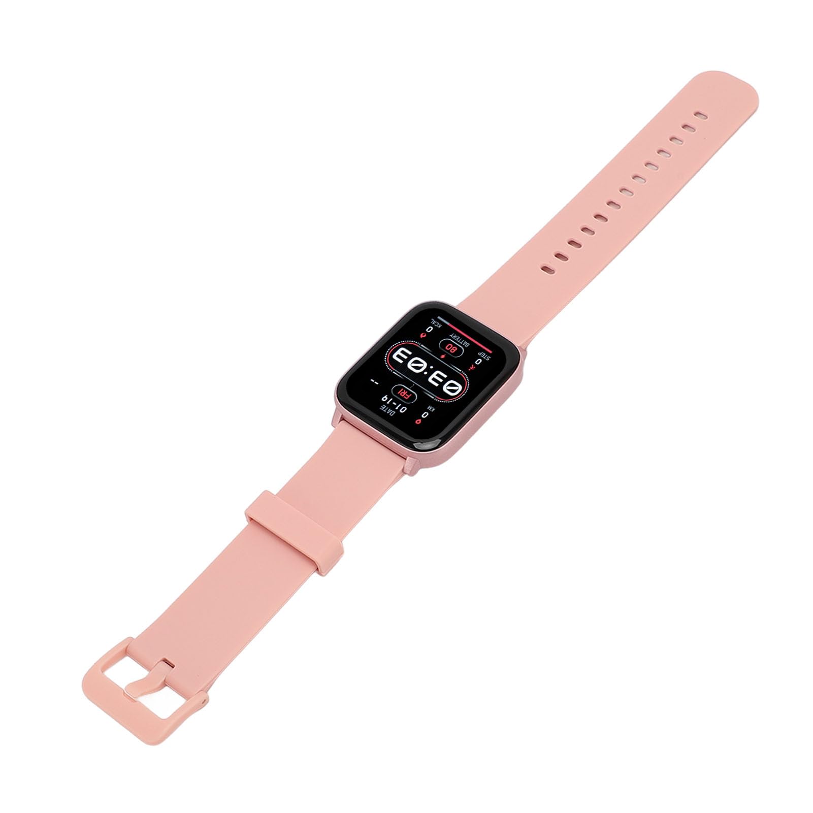 Smart Watch Fitness Tracker IP68 Touchscreen HD 1,83 pollici con oltre 100 modalità sportive Chiamata Bluetooth Torcia Musica per uomo Donna Sport all'aria aperta PC ABS (Rosa)