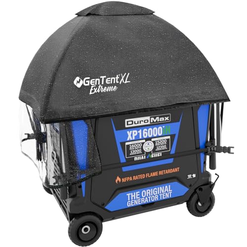 GenTent XL Inverter Running Cover – Generator Tent for Larger Encased Inverters (Black, XL...