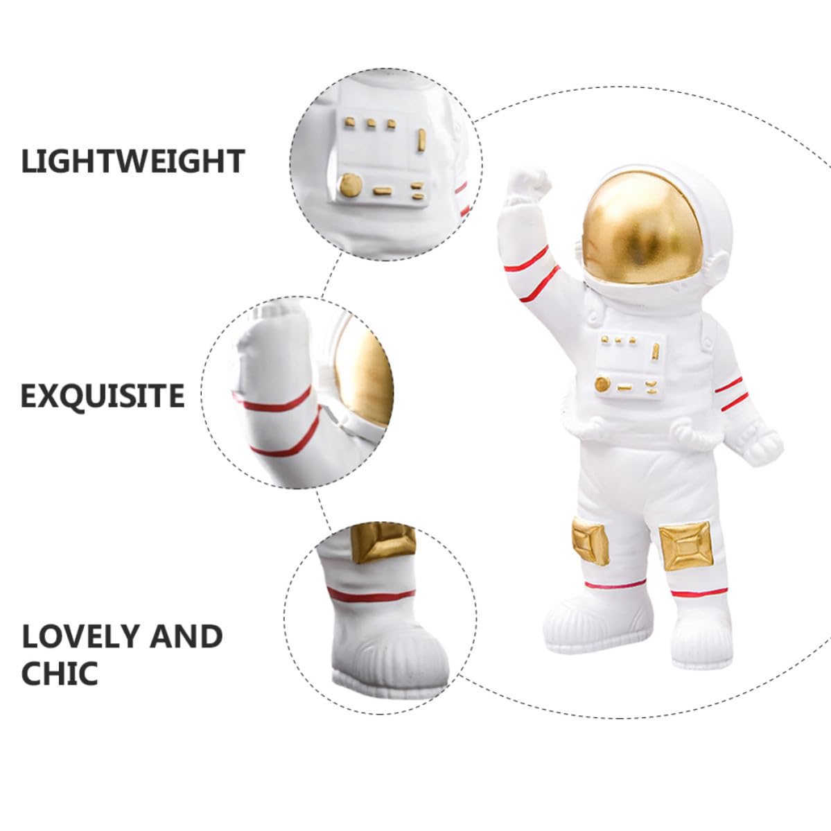 IMIKEYA Dekorativer Tischständer Astronauten Dekoration Weihnachten Party