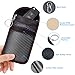 KHGUZ 2PCS Car Faraday Bags for Key Fob, Carbon Firber Vehicle RFID Signal Blocking Key Fob Protector, Anti-Theft Auto Key Signal Shielding Protective Pouch, Universal for SUV, Sedan, Truck (Black)