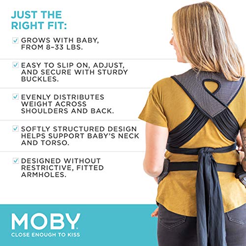Moby Cloud Ultra-light Hybrid Carrier | Babydrager voor moeders, vaders en verzorgers | Babydrager voor pasgeborenen tot… - Image 4