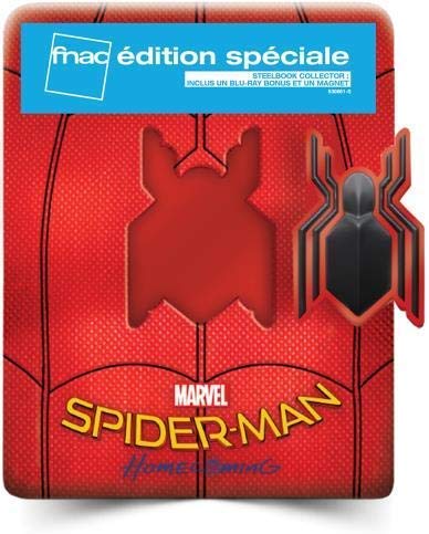 Spider-Man Homecoming, Steelbook, Blu-ray + Magnet ohne deutschen Ton, Uncut, Regionfree, OOP